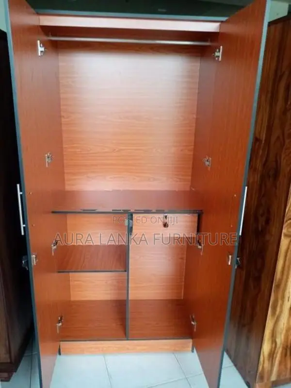 Melamine 2door Cupboard with Mirror