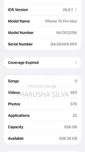 Apple iPhone 15 Pro Max (Used)