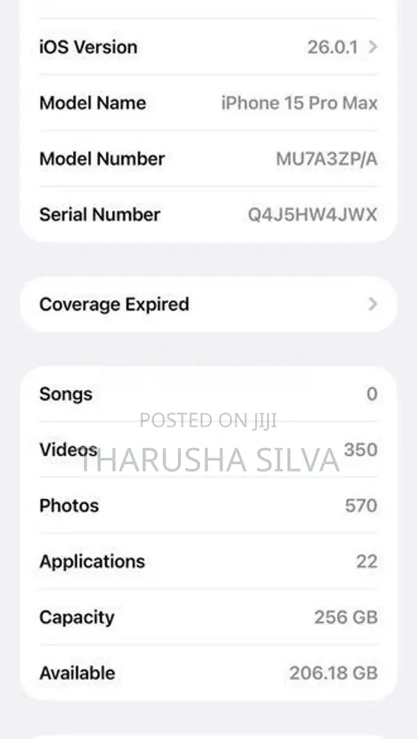 Apple iPhone 15 Pro Max (Used)
