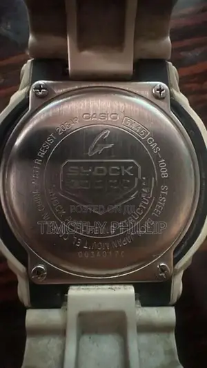 G Shock GAS 100B (White)