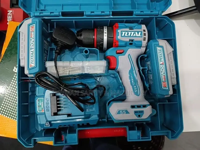 Total 20V 66Nm Cordless Impact Drill kit Herman HT 0665