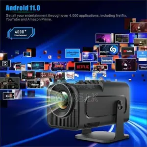 HY 320 Smart Projector, Native 1080P 4K Home Cinema Projector FHD