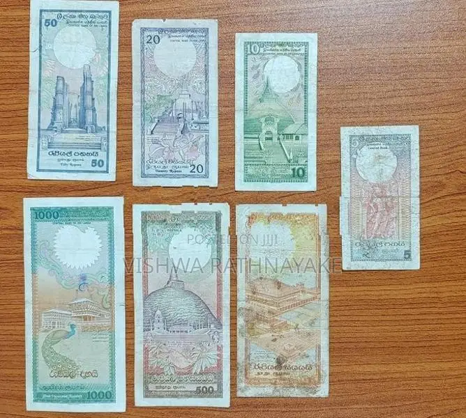 Old Ceylon Bank Notes