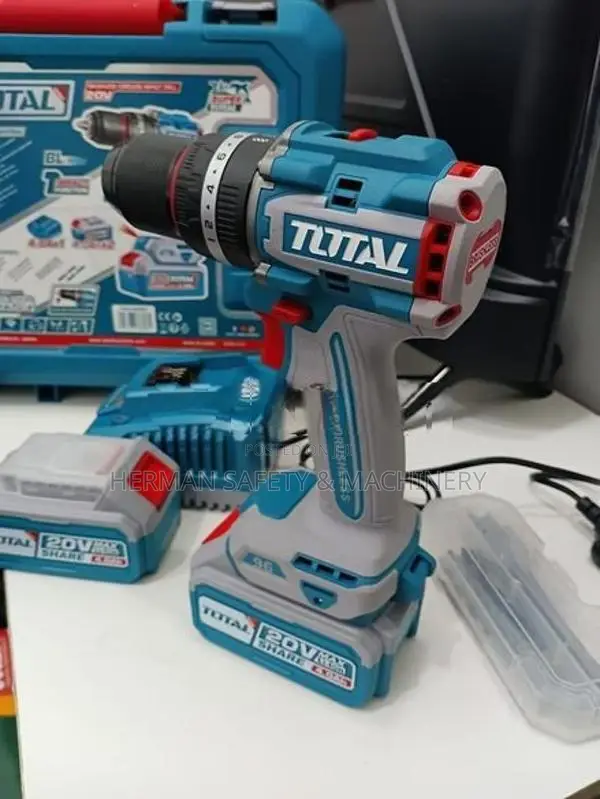 Total 20V 96Nm Cordless Impact Drill kit Herman HT 0667
