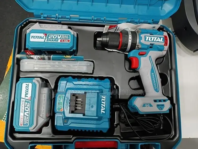 Total 20V 96Nm Cordless Impact Drill kit Herman HT 0667