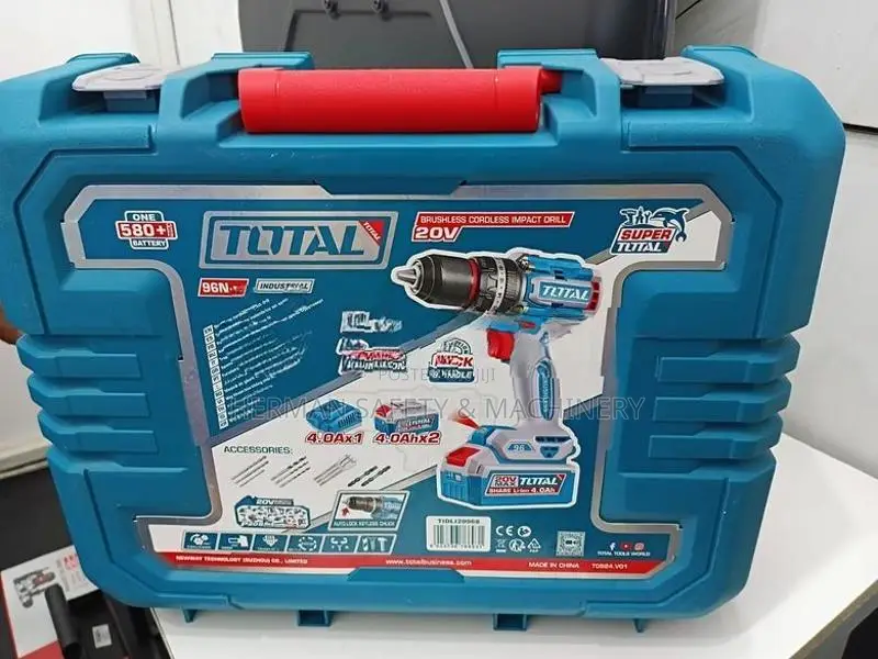 Total 20V 96Nm Cordless Impact Drill kit Herman HT 0667