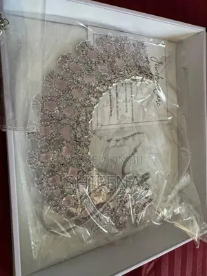 Semi Bridal Pink Zircon Set