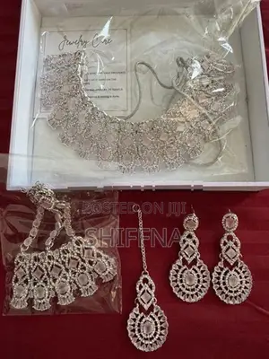 Semi Bridal Pink Zircon Set