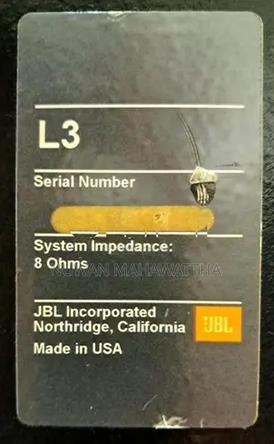 JBL L3 Speakers