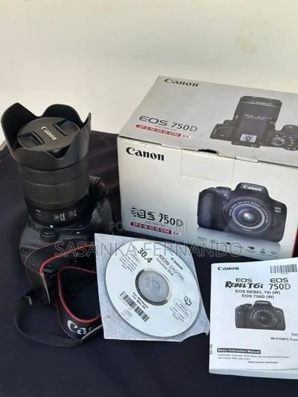 Canon EOS 750D (Rebel T6i) Full Set
