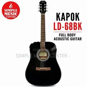 Kapok LD-68BK 41-inch Dreadnought Body Acoustic Guitar