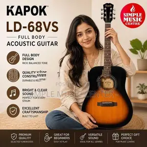 Kapok LD-68 VS Full-Sized, 41-Inch Acoustic Guitar