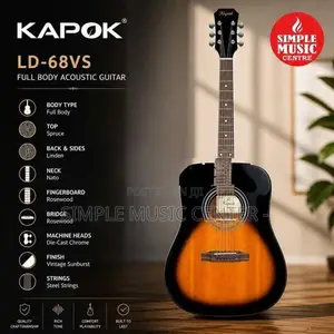Kapok LD-68 VS Full-Sized, 41-Inch Acoustic Guitar
