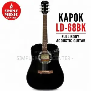 Kapok LD-68BK 41-inch Dreadnought Cutaway Acoustic Guitar