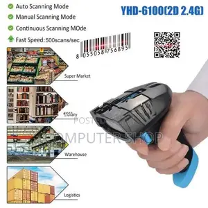 2D Handheld Wireless Cradle Base Barcode Scanner For POS Systems