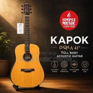 Kapok D-26 A Dreadnought Full-Sized Body Acoustic Guitar