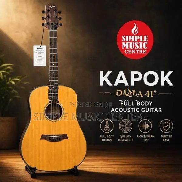 Kapok D-26 A Dreadnought Full-Sized Body Acoustic Guitar