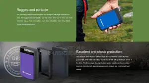 Transcend StoreJet 25H3 Ruggedized Portable Hard Drive 2TB