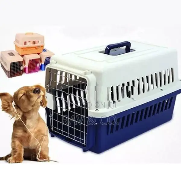 Portable Cat Dog Pet Air Travel Carrier Cage Crate Transport Box