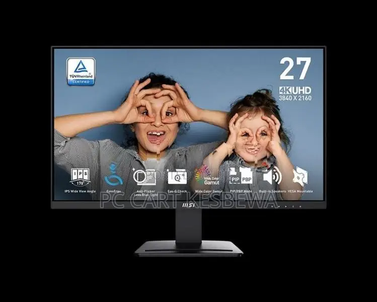 MSI PRO MP273U 27" UHD 4K (3840 x 2160) 60HZ IPS Frameless Monitor