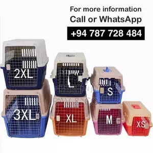 Portable Cat Dog Pet Air Travel Carrier Cage Crate Transport Box