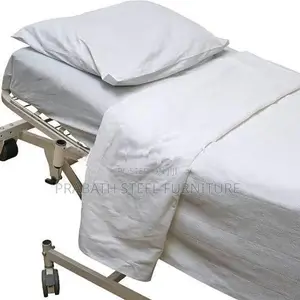 White Cotton Bed Sheet with Pillow cases