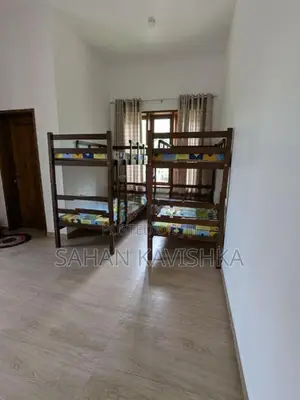 Wood Bunk Bed with Mattress