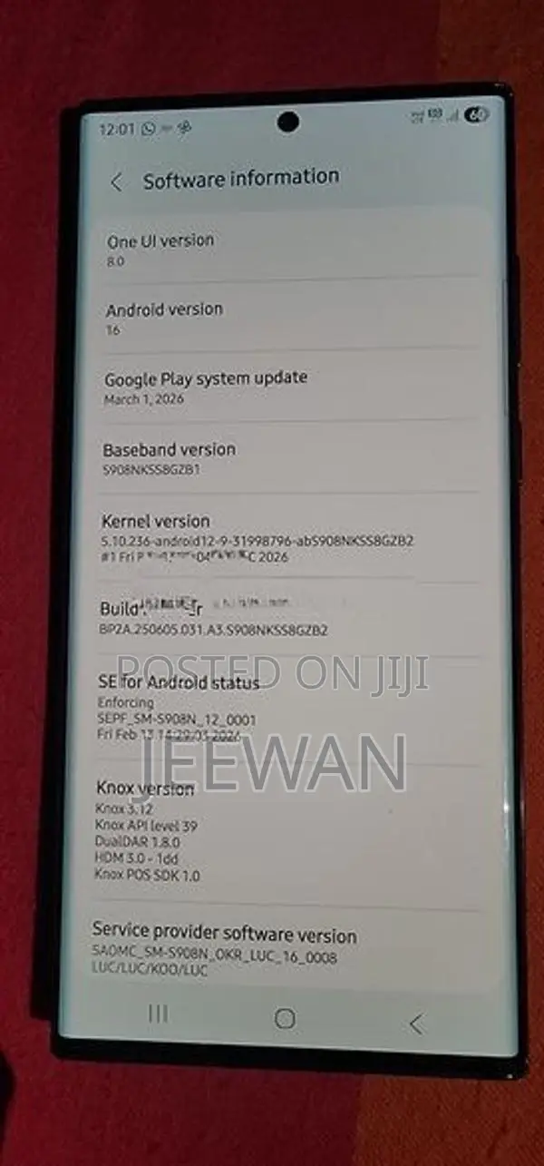 Samsung Galaxy S22 Ultra (Used)