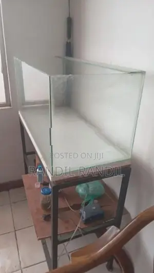 Tank with Iron Stand