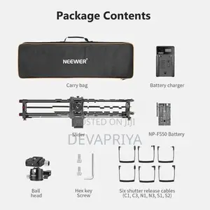 NEEWER 3.9.4"/100 cm Motorized Camera Slider