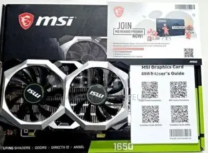 MSI Geforce GTX 1650 Ventus XS OCV1 Edition