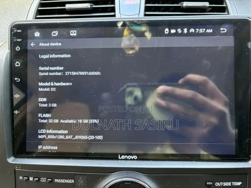 Lenovo Android 9 Inch Player/4 Way Camera