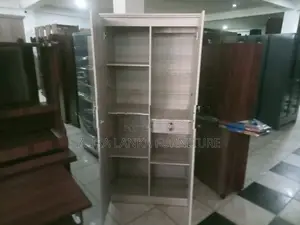 Melamine 2 Door Cupboard with Mirror
