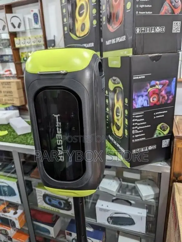 Hopestar Party 300 Speakers with Wirless Mic (80W)