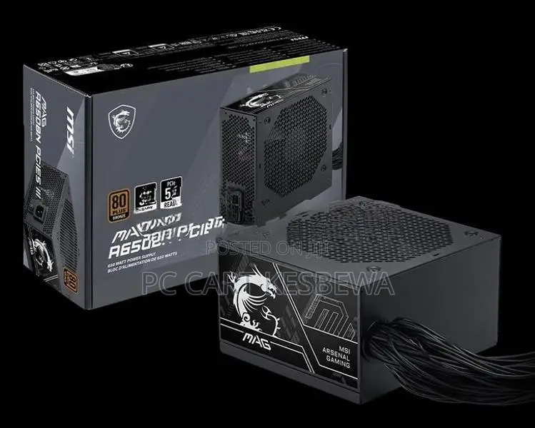 MSI MAG A650BN 650W 80 Plus Bronze Certified Power Supply