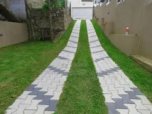 Malaysian Grass Interlock Paving Landscaping Design