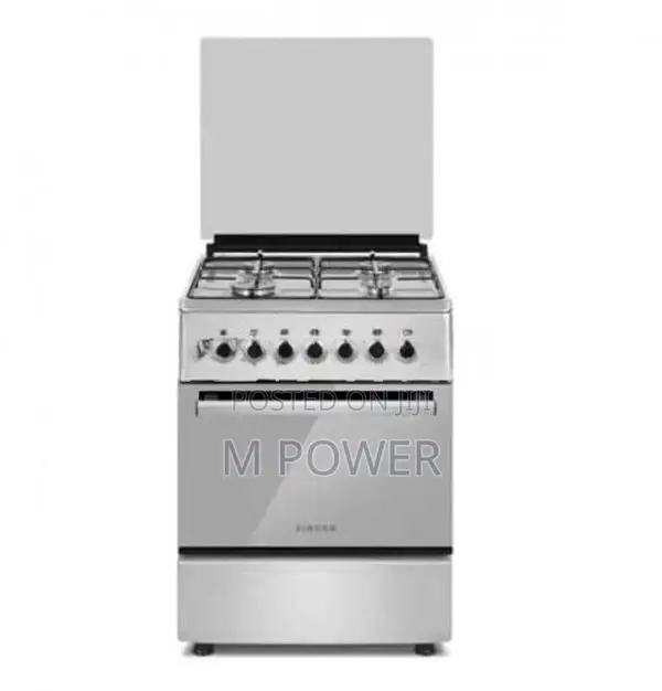 Singer Freestanding Oven With 4 Gas Burners 62L- GCE-8404