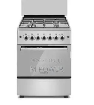 Singer Freestanding Oven With 4 Gas Burners 62L- GCE-8404