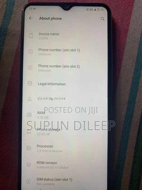 Vivo V20 32 (Used)