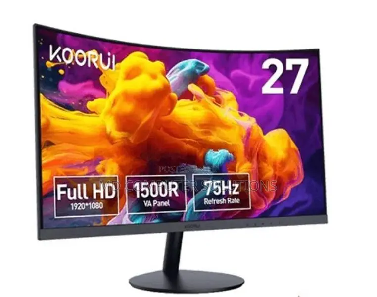 Koorui 27″Inch 27N5CA Curved VA Brand New Monitor 75HZ