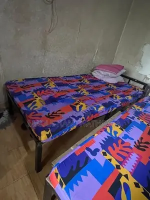 Steel Bed with Mattress
