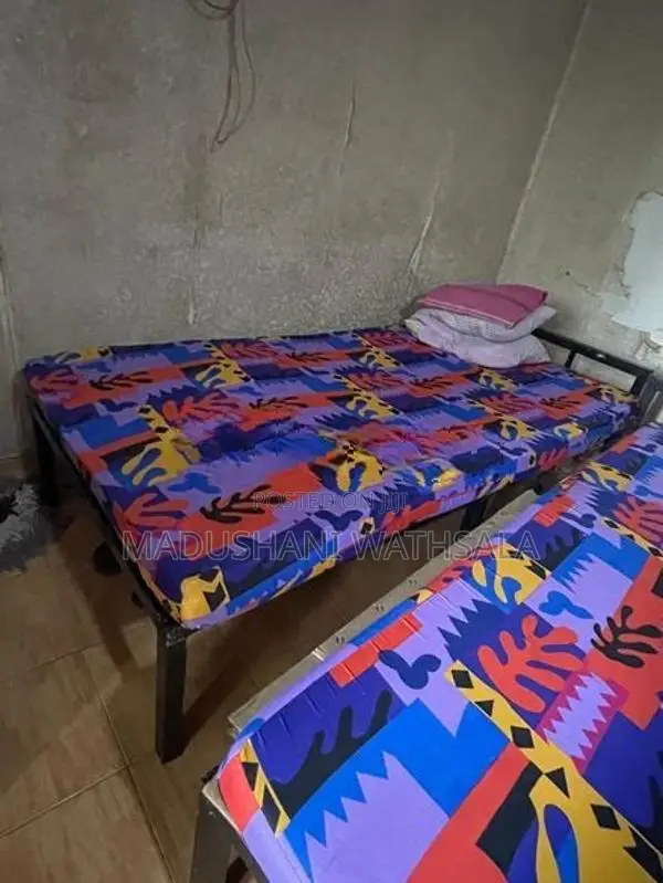 Steel Bed with Mattress
