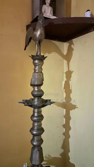 Old Brass Oil Lamp