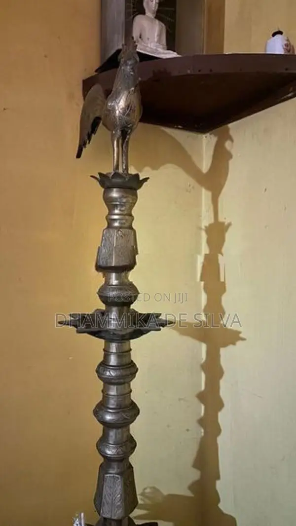Old Brass Oil Lamp