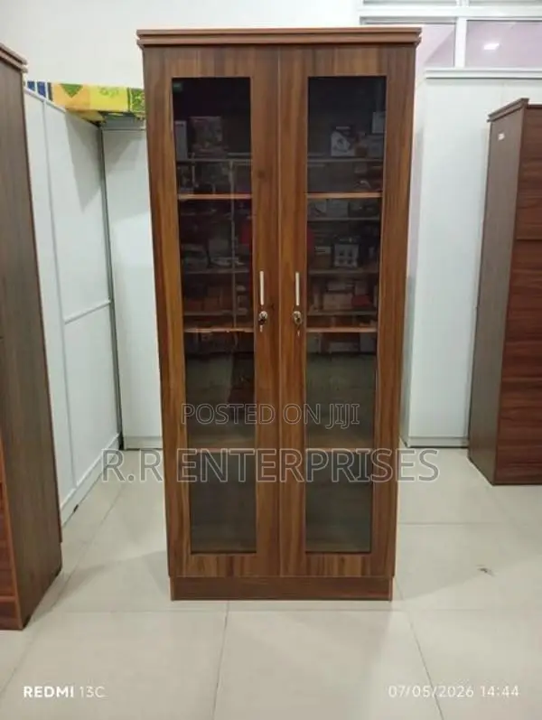 New 2 Door Melamine Office Cupboard