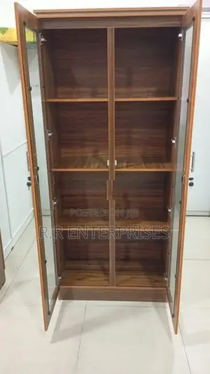 New 2 Door Melamine Office Cupboard