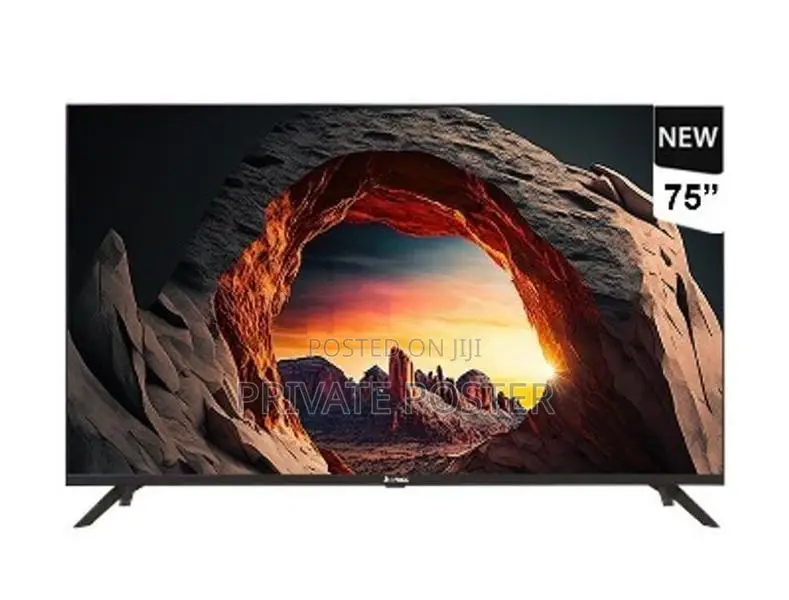 New CHIGO 75 inch QLED 4K Smart Frameless TV