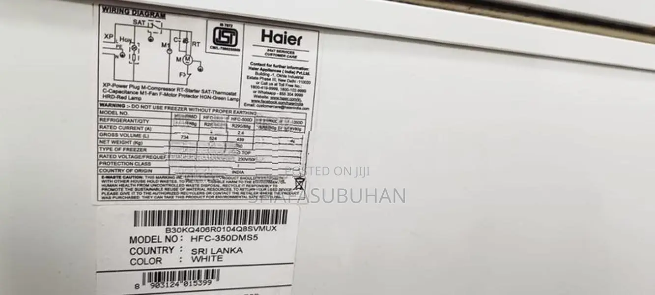 Haier Deep Freezer
