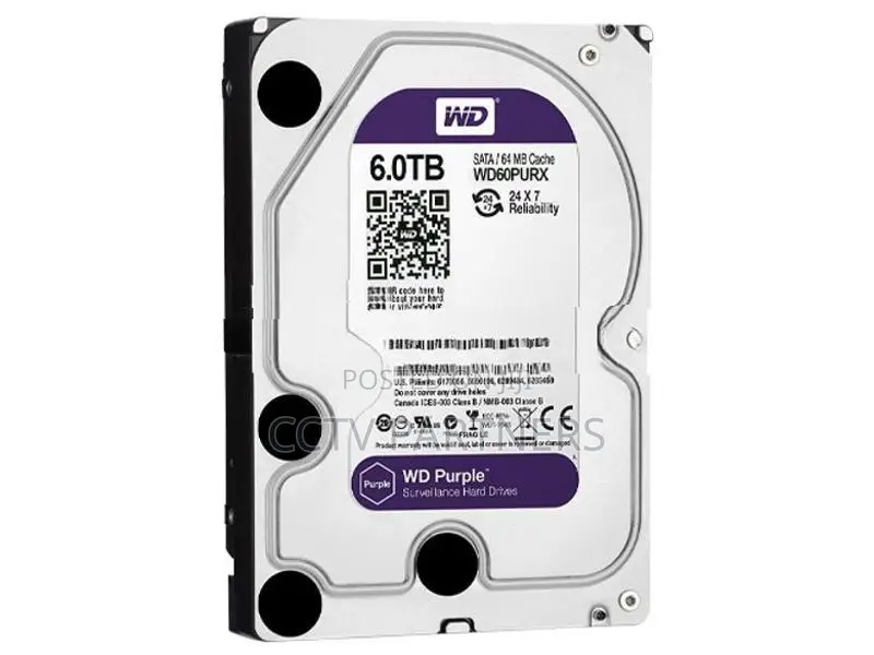 Western Digital WD 6TB Hard Disk Drive HDD surveillance cctv, nvr, DVR