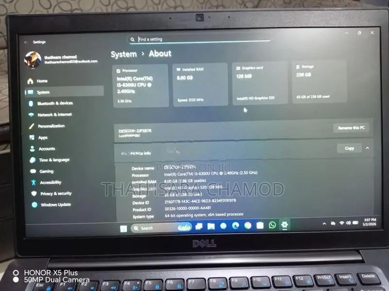 Dell Latitude 7480 Laptop